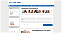 Desktop Screenshot of ergotherapeuten.at